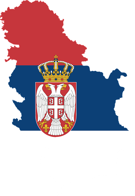 Mapa de Serbia